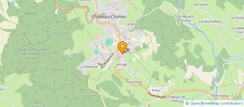 localisation de l'entreprise MADAME SABRINA DERREVEAU  CHATEAU-CHINON (VILLE)