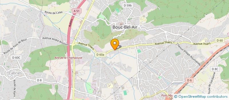 localisation de l'entreprise MADAME SABRINA DESCHAMPS à BOUC-BEL-AIR