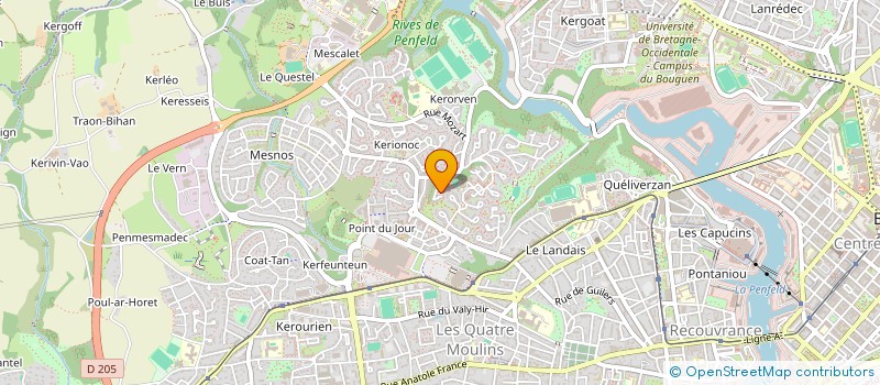 localisation de l'entreprise MADAME SABRINA DESEIGNE à BREST