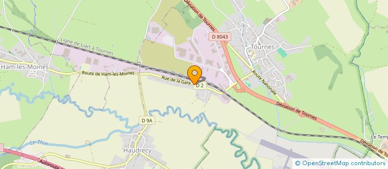 localisation de l'entreprise MADAME SABRINA DESFEUX  TOURNES