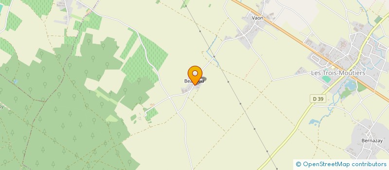 localisation de l'entreprise MADAME SABRINA DESHAYES  LES TROIS-MOUTIERS