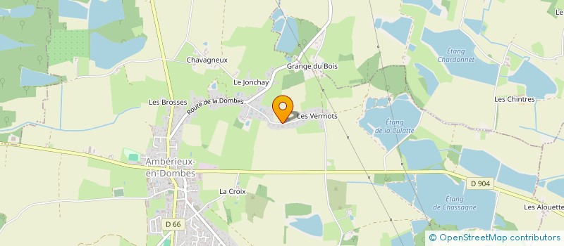 localisation de l'entreprise MADAME SABRINA DEVERNOIS à AMBERIEUX-EN-DOMBES