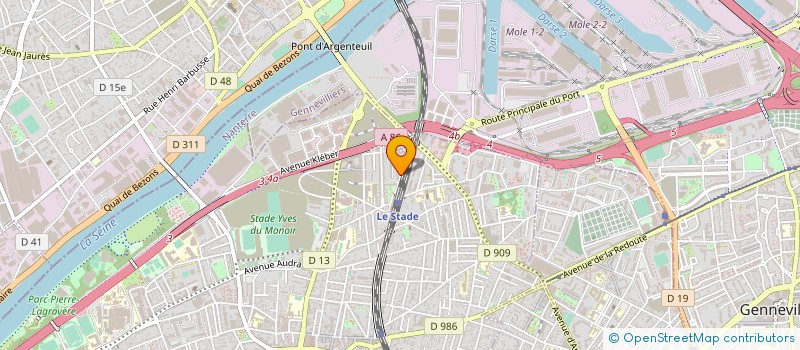 localisation de l'entreprise MADAME SABRINA DIGONAL à COLOMBES