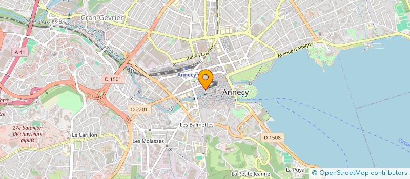 localisation de l'entreprise MADAME SABRINA DJELLALI à ANNECY
