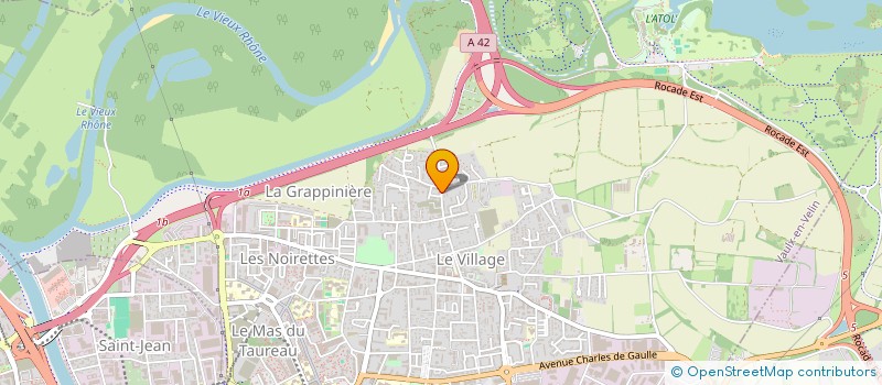 localisation de l'entreprise MADAME SABRINA DJEMAH  VAULX-EN-VELIN