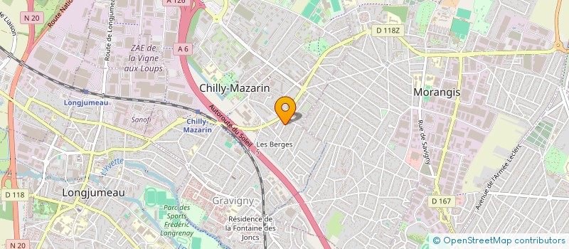 localisation de l'entreprise MADAME SABRINA DJEMAIOU  CHILLY-MAZARIN