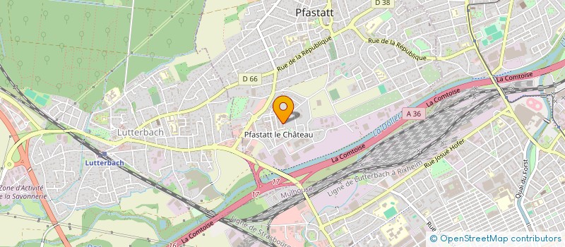 localisation de l'entreprise MADAME SABRINA DOLZAN à PFASTATT
