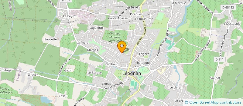 localisation de l'entreprise MADAME SABRINA DOUAY  LEOGNAN