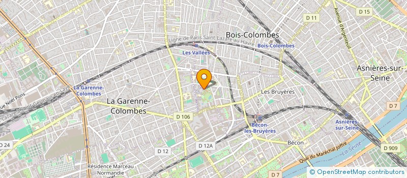 localisation de l'entreprise MADAME SABRINA DROSNE à BOIS-COLOMBES