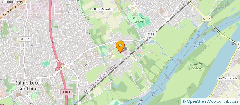 localisation de l'entreprise MADAME SABRINA DUBOIS  SAINTE-LUCE-SUR-LOIRE