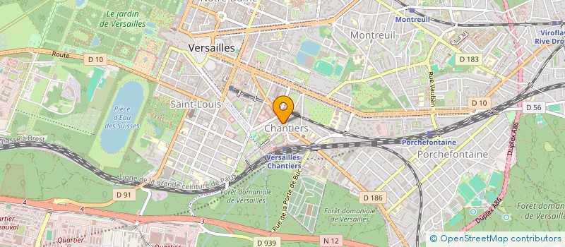 localisation de l'entreprise MADAME SABRINA DUBOURNET à VERSAILLES