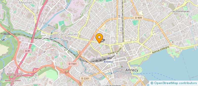 localisation de l'entreprise MADAME SABRINA DUCHOSAL à ANNECY