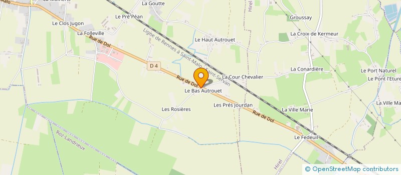 localisation de l'entreprise MADAME SABRINA DUCLOS  LA FRESNAIS