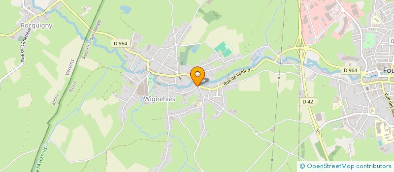 localisation de l'entreprise MADAME SABRINA DUHAIN  WIGNEHIES