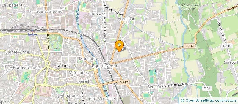 localisation de l'entreprise MADAME SABRINA DUMONT  AUREILHAN