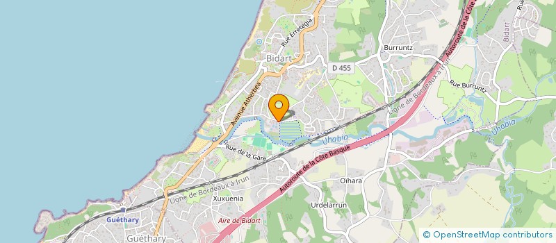 localisation de l'entreprise MADAME SABRINA DUPUY  BIDART