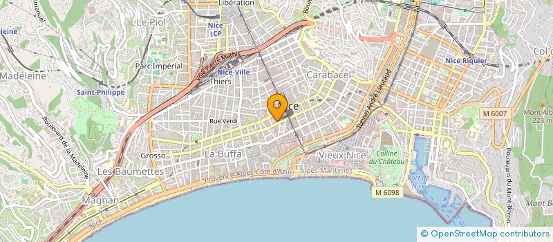 localisation de l'entreprise MADAME SABRINA DURBANO à NICE