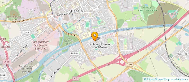 localisation de l'entreprise MADAME SABRINA DUROUX à DENAIN