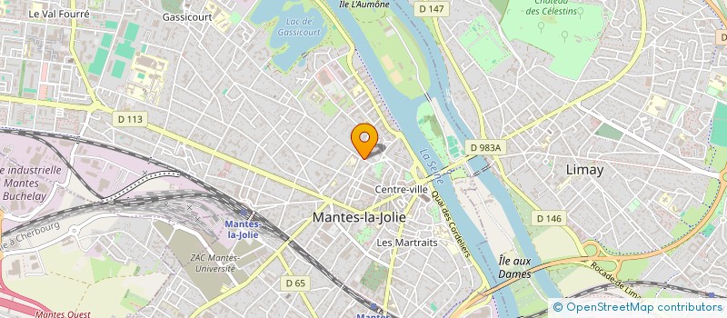 localisation de l'entreprise MADAME SABRINA EL HABIB  MANTES-LA-JOLIE