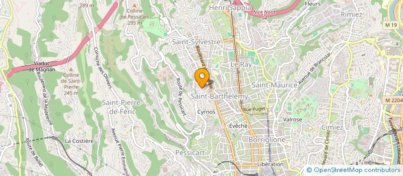 localisation de l'entreprise MADAME SABRINA EL HADDAD à NICE