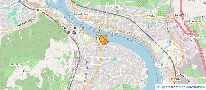 localisation de l'entreprise MADAME SABRINA EL MAHI  TOURNON-SUR-RHONE