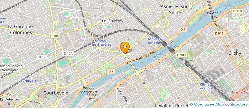 localisation de l'entreprise MADAME SABRINA ELALOUF à COURBEVOIE