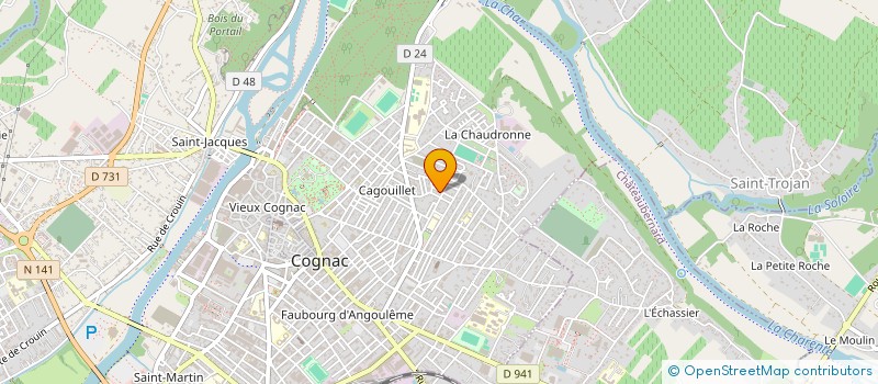 localisation de l'entreprise MADAME SABRINA ERZ à COGNAC