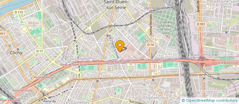 localisation de l'entreprise MADAME SABRINA ESMERALDO à SAINT-OUEN-SUR-SEINE