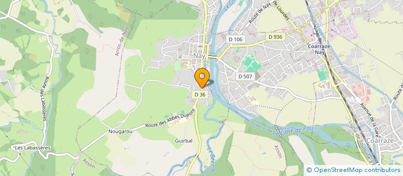 localisation de l'entreprise MADAME SABRINA EXPOSITO  NAY