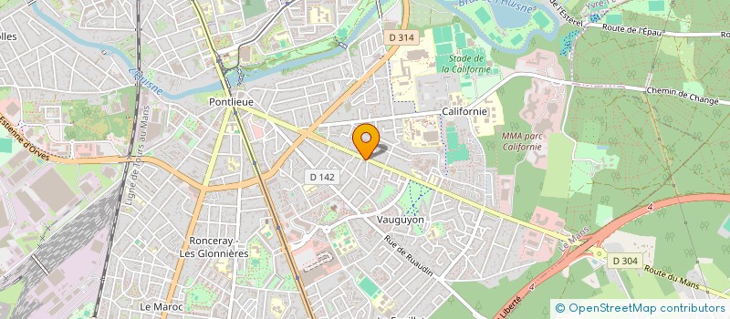 localisation de l'entreprise MADAME SABRINA FARIK  LE MANS