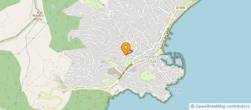 localisation de l'entreprise MADAME SABRINA FARINA à CAVALAIRE-SUR-MER