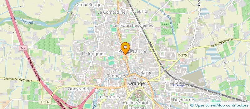 localisation de l'entreprise MADAME SABRINA FAVIER à ORANGE