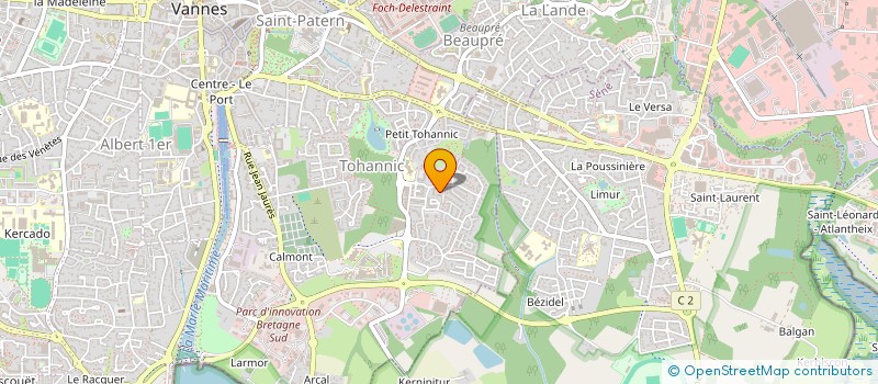 localisation de l'entreprise MADAME SABRINA FERCOQ à VANNES