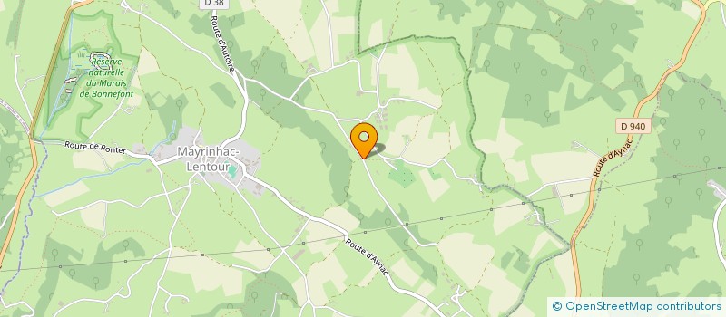 localisation de l'entreprise MADAME SABRINA FERES  MAYRINHAC-LENTOUR