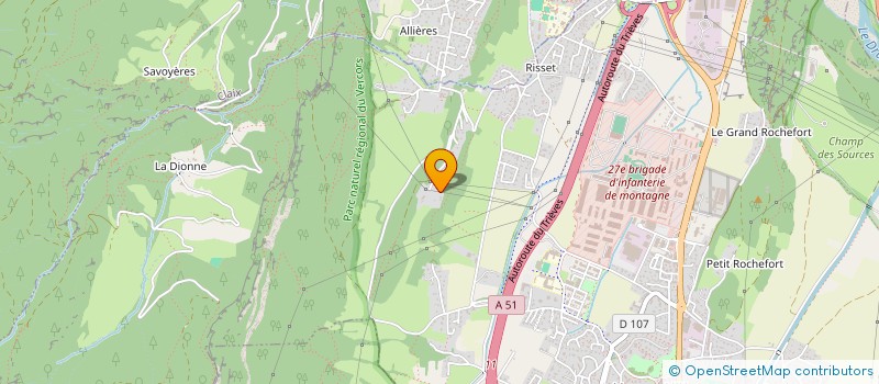 localisation de l'entreprise MADAME SABRINA FERRE  VARCES-ALLIERES-ET-RISSET