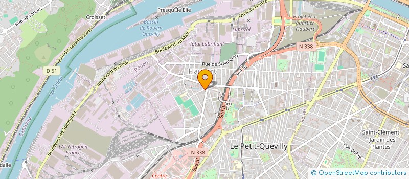 localisation de l'entreprise MADAME SABRINA FLAHAUT  LE PETIT-QUEVILLY