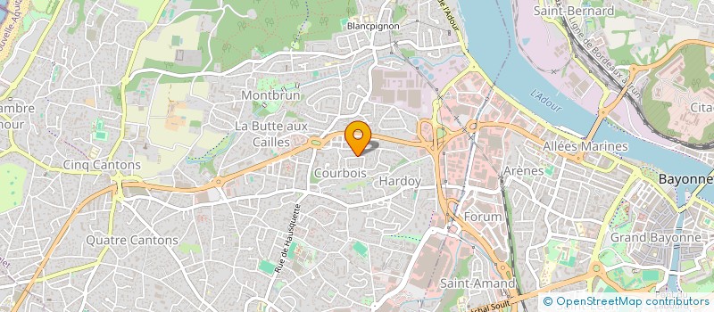 localisation de l'entreprise MADAME SABRINA FLORENT  ANGLET