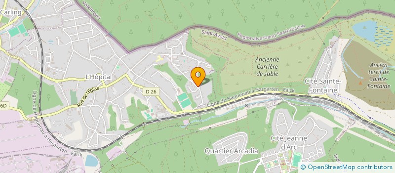 localisation de l'entreprise MADAME SABRINA FONTANA  L'HOPITAL