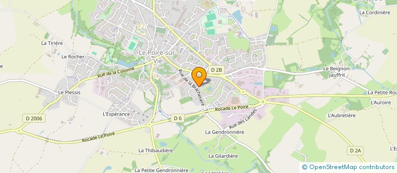 localisation de l'entreprise MADAME SABRINA FORMELLE à LE POIRE-SUR-VIE