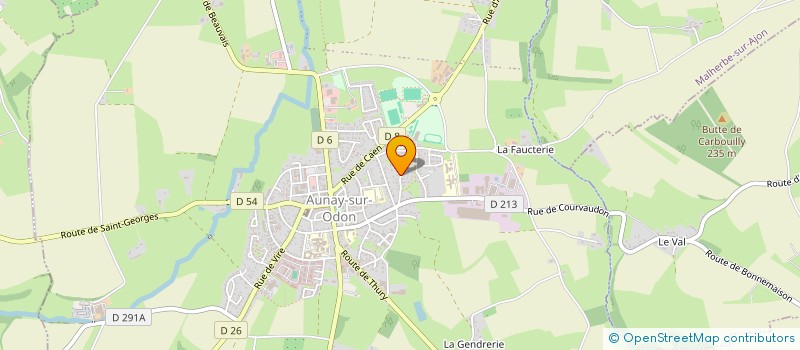 localisation de l'entreprise MADAME SABRINA FOUCHARD  LES MONTS D'AUNAY