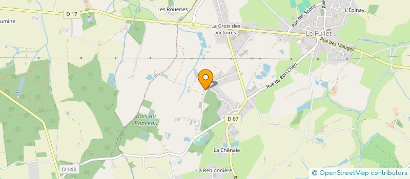 localisation de l'entreprise MADAME SABRINA FOUCHER à MONTREVAULT-SUR-EVRE