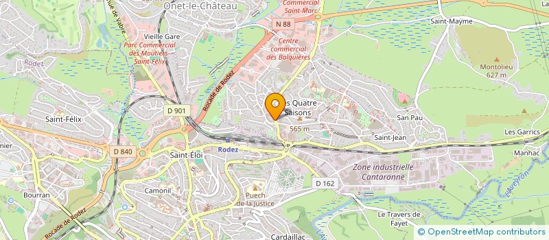 localisation de l'entreprise MADAME SABRINA FOUCRAS  ONET-LE-CHATEAU