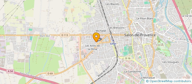 localisation de l'entreprise MADAME SABRINA FOUGHALI  SALON-DE-PROVENCE