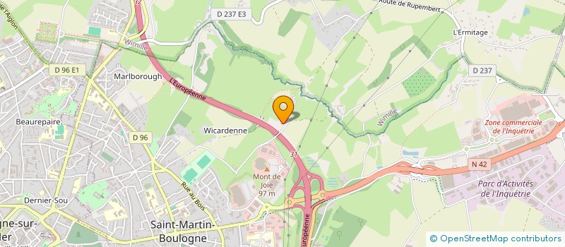 localisation de l'entreprise MADAME SABRINA FOURCROY  SAINT-MARTIN-BOULOGNE