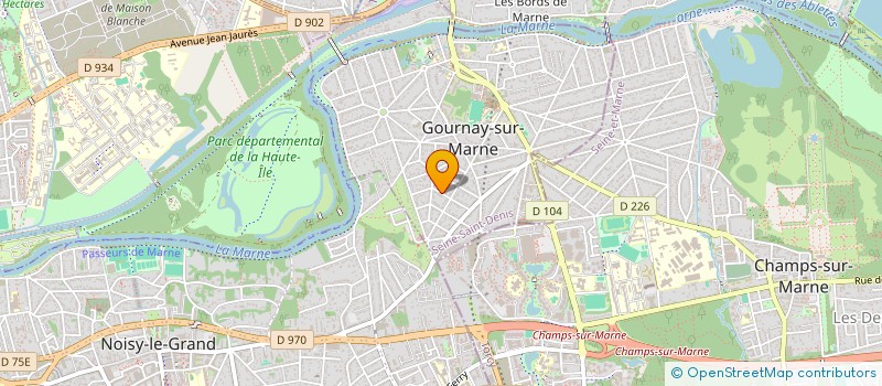 localisation de l'entreprise MADAME SABRINA FRANCESCHI à GOURNAY-SUR-MARNE