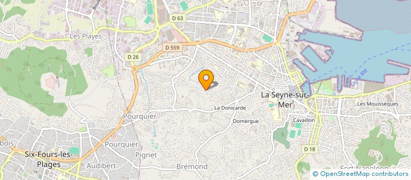 localisation de l'entreprise MADAME SABRINA FRATTESSI à LA SEYNE-SUR-MER