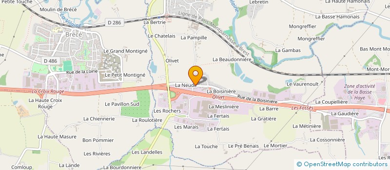 localisation de l'entreprise MADAME SABRINA FREY à CESSON-SEVIGNE
