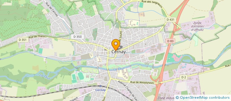 localisation de l'entreprise MADAME SABRINA FREYBURGER  CERNAY