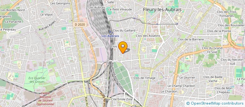 localisation de l'entreprise MADAME SABRINA FRISCOURT à FLEURY-LES-AUBRAIS