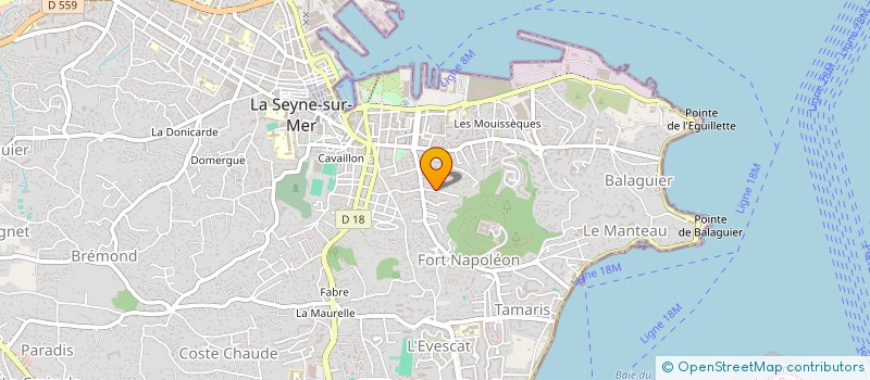 localisation de l'entreprise MADAME SABRINA GAFOUR à LA SEYNE-SUR-MER